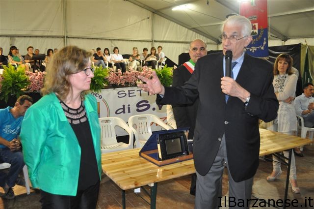 Il Presidente della Corale Lorenzo Perosi insieme al maestro Rita Fumagalli