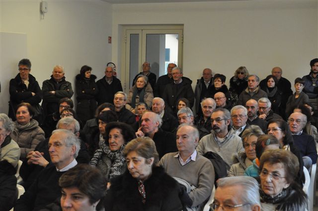 Il pubblico nella sala civica