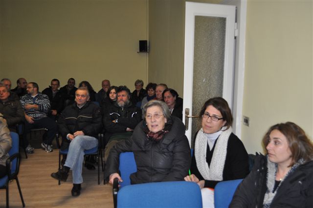 Il pubblico presente alla prima serata dei 4 incontri programmati