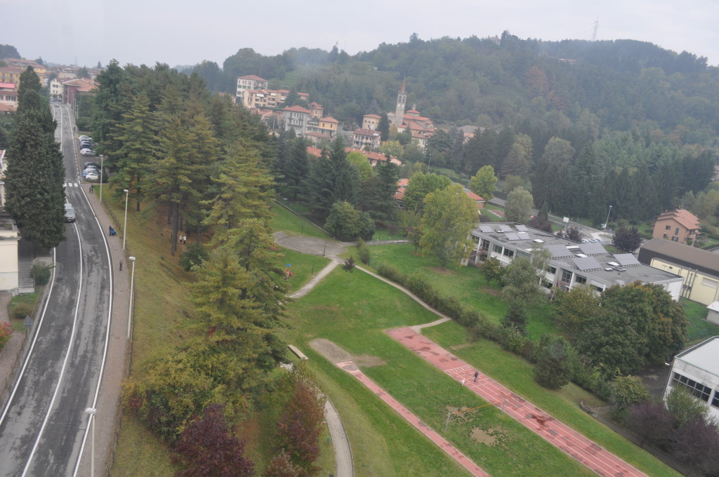 Il Parco Meziérès e via Papa Giovanni