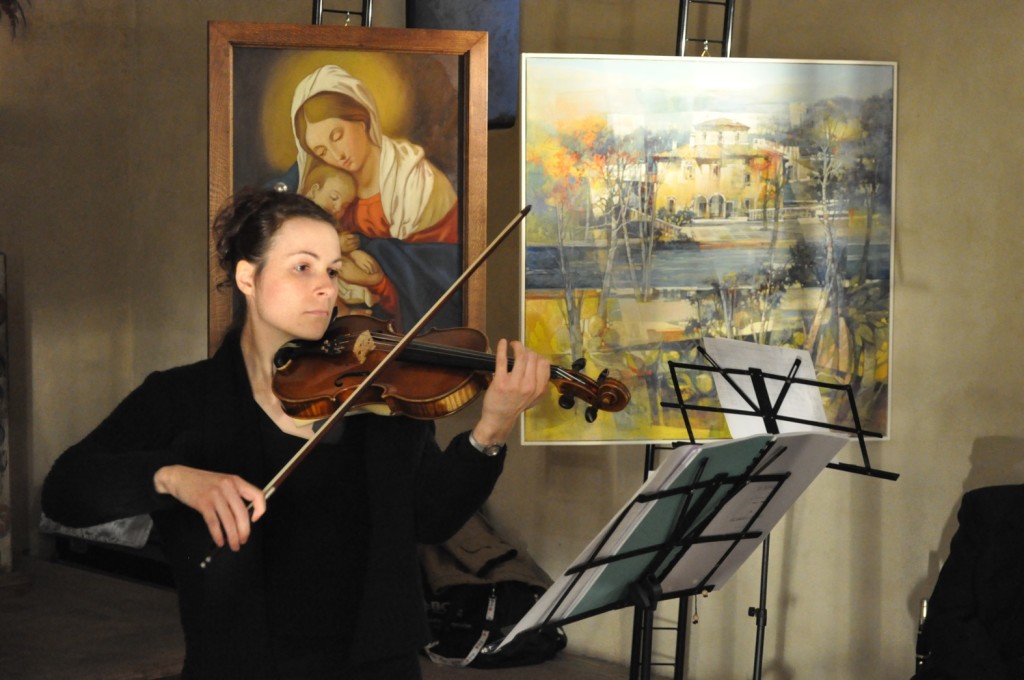 La violinista Silvia Gabardi