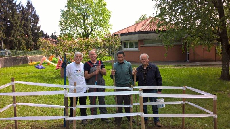 I quattro nonni che hanno lavorato alla semina del mais