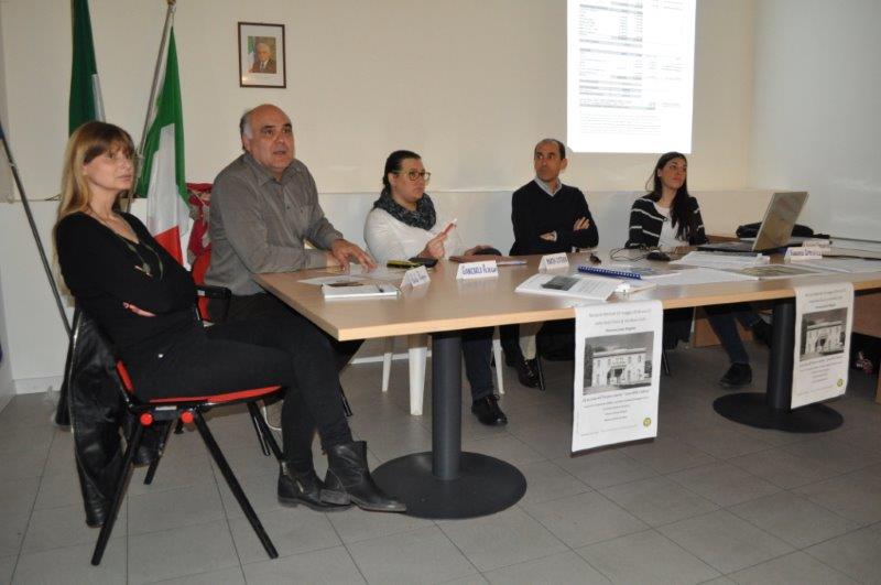 da sinistra Paola Pioppi, Giancarlo Aldeghi, Marta Citterio, Roberto e Silvia Spreafico