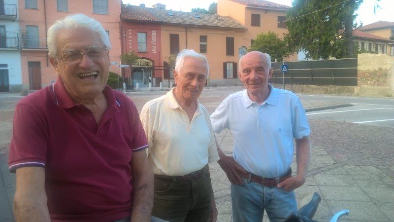 Da sinistra Angelo Redaelli, Luigi Pirovano e Gilberto Perego